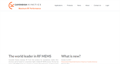 Desktop Screenshot of cavendish-kinetics.com